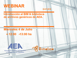 AEA y BIMETICA presentan su biblioteca de objetos BIM genéricos en un seminario Web (Webinar)