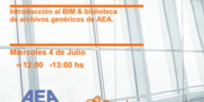 AEA y BIMETICA presentan su biblioteca de objetos BIM genéricos en un seminario Web (Webinar)